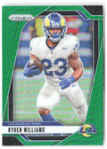 Kyren Williams Panini Prizm - Green 167 2024 Los Angeles Rams