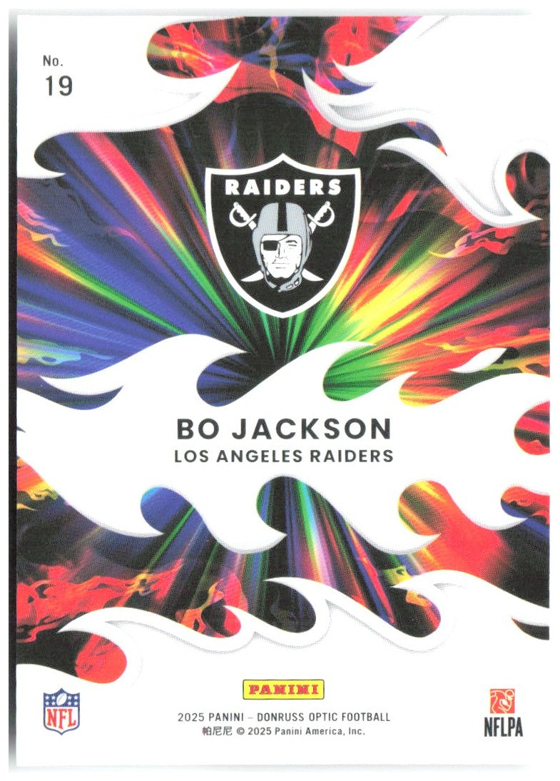 Bo Jackson Donruss Optic - Light It Up 19 2025 Los Angeles Raiders