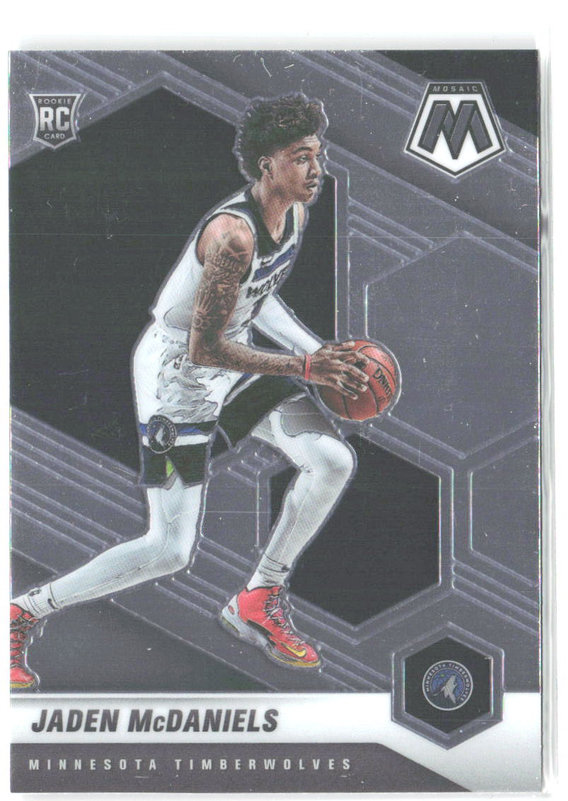 Jaden McDaniels Panini Mosaic 235 2020-21 Minnesota Timberwolves RC