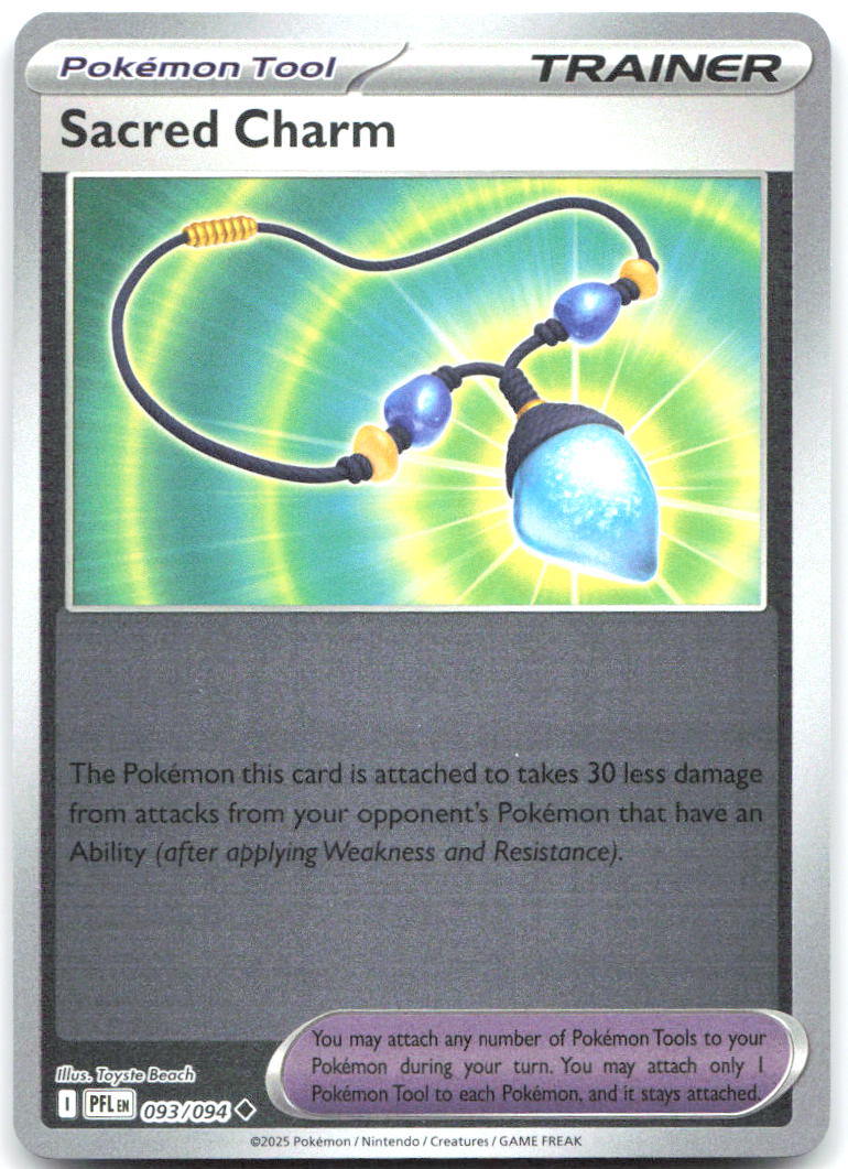 Sacred Charm Reverse Holo ME02 Phantasmal Flames 093/094 NM Toyste Beach