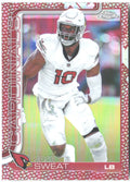 Josh Sweat Topps Chrome - Football Leather Refractor 10 2025 Arizona Cardinals