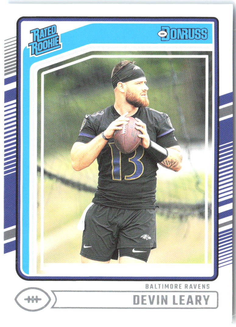 Devin Leary Donruss 329 2024 Baltimore Ravens RC
