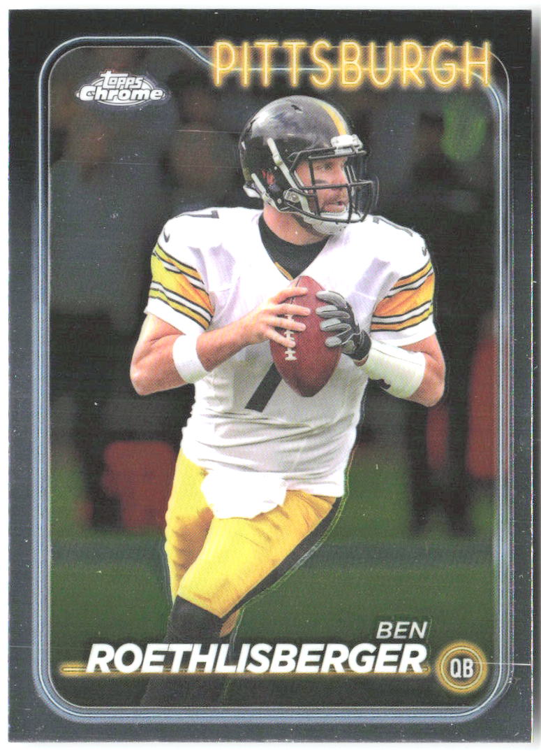 Ben Roethlisberger Topps Chrome 81 2024 Pittsburgh Steelers