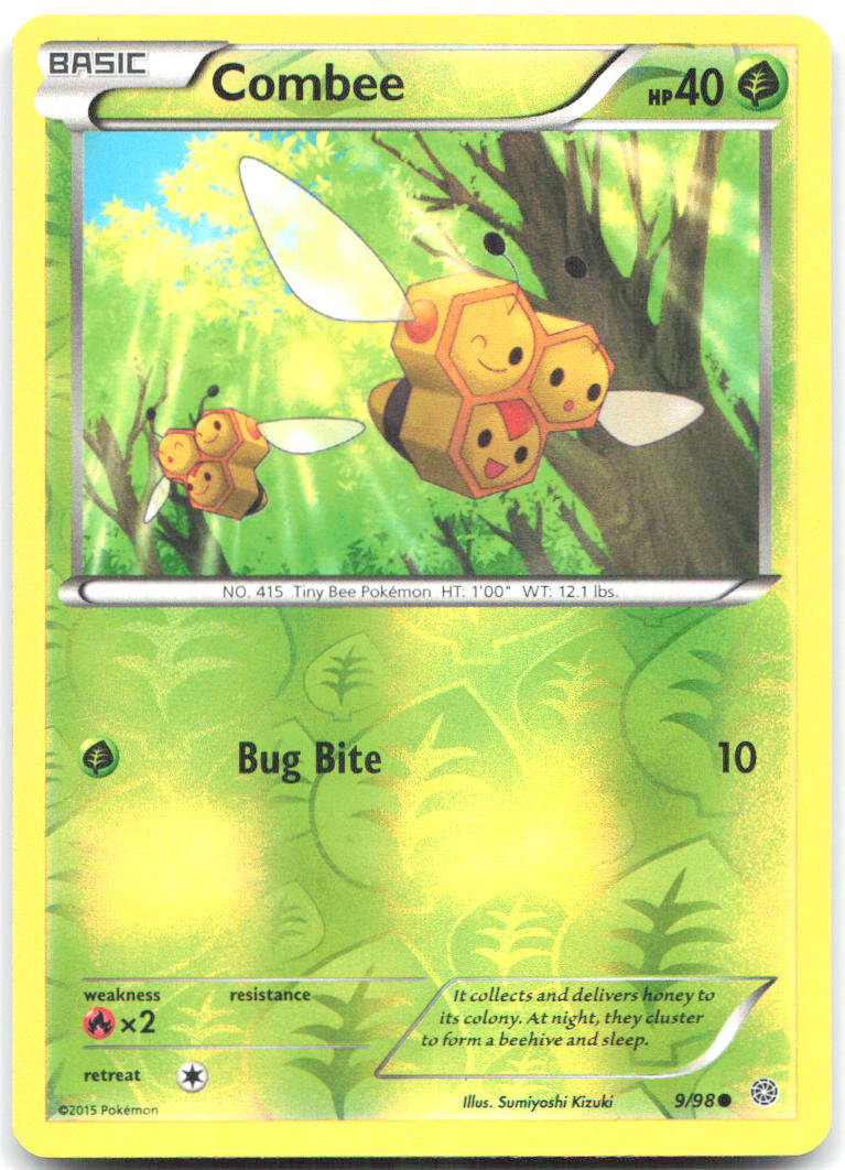 Combee Reverse Holo Common XY Ancient Origins 9/98 NM Sumiyoshi Kizuki
