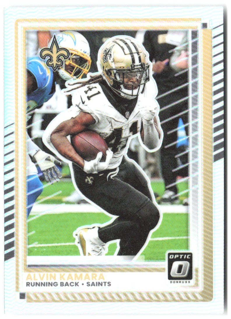 Alvin Kamara Donruss Optic - Holo 9 2025 New Orleans Saints