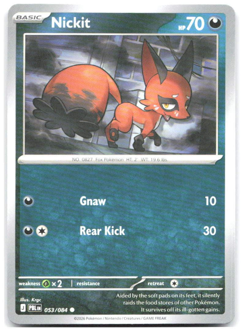 Nickit Common ME05 Pitch Black 053/084 NM Krgc