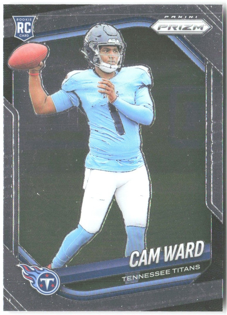 Cam Ward Panini Prizm 352 2025 Tennessee Titans RC