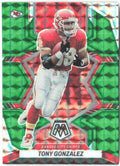 Tony Gonzalez Panini Mosaic - Mosaic Green 100 2022 Kansas City Chiefs