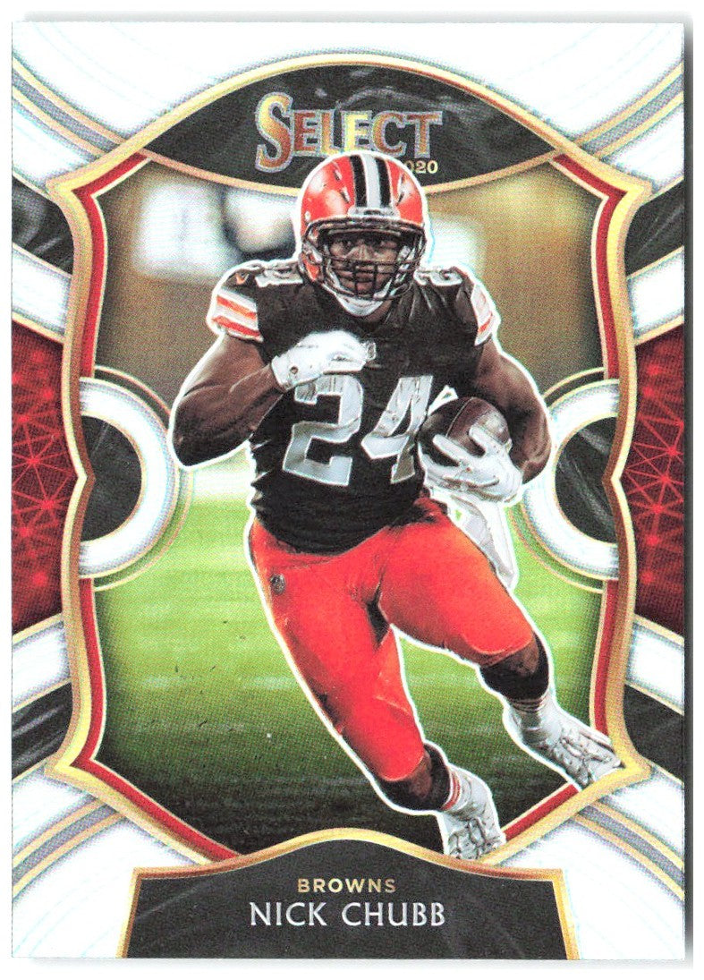 Nick Chubb Panini Select - Silver Prizm 26 2020 Cleveland Browns