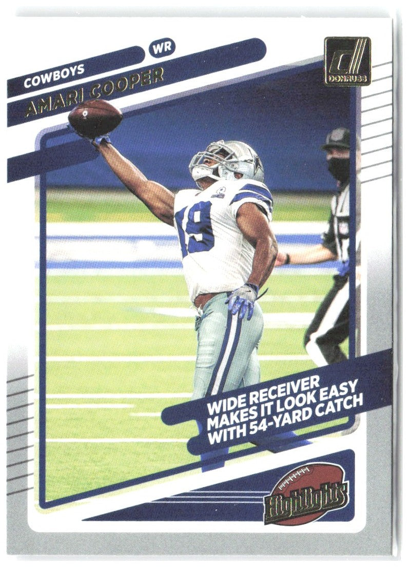 Amari Cooper Donruss - Highlights HI-12 2021 Dallas Cowboys
