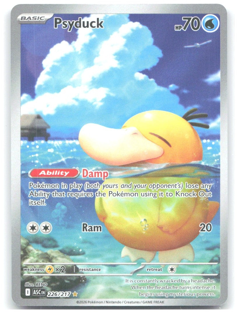 Psyduck Holo Illustration Rare ME Ascended Heroes 226/217 NM REND