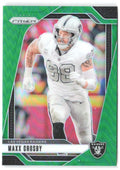 Maxx Crosby Panini Prizm - Green 152 2024 Las Vegas Raiders