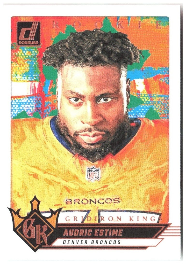 Audric Estime Donruss - Rookie Gridiron Kings 12 2024 Denver Broncos