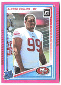 Alfred Collins Donruss Optic - Pink 237 2025 San Francisco 49ers
