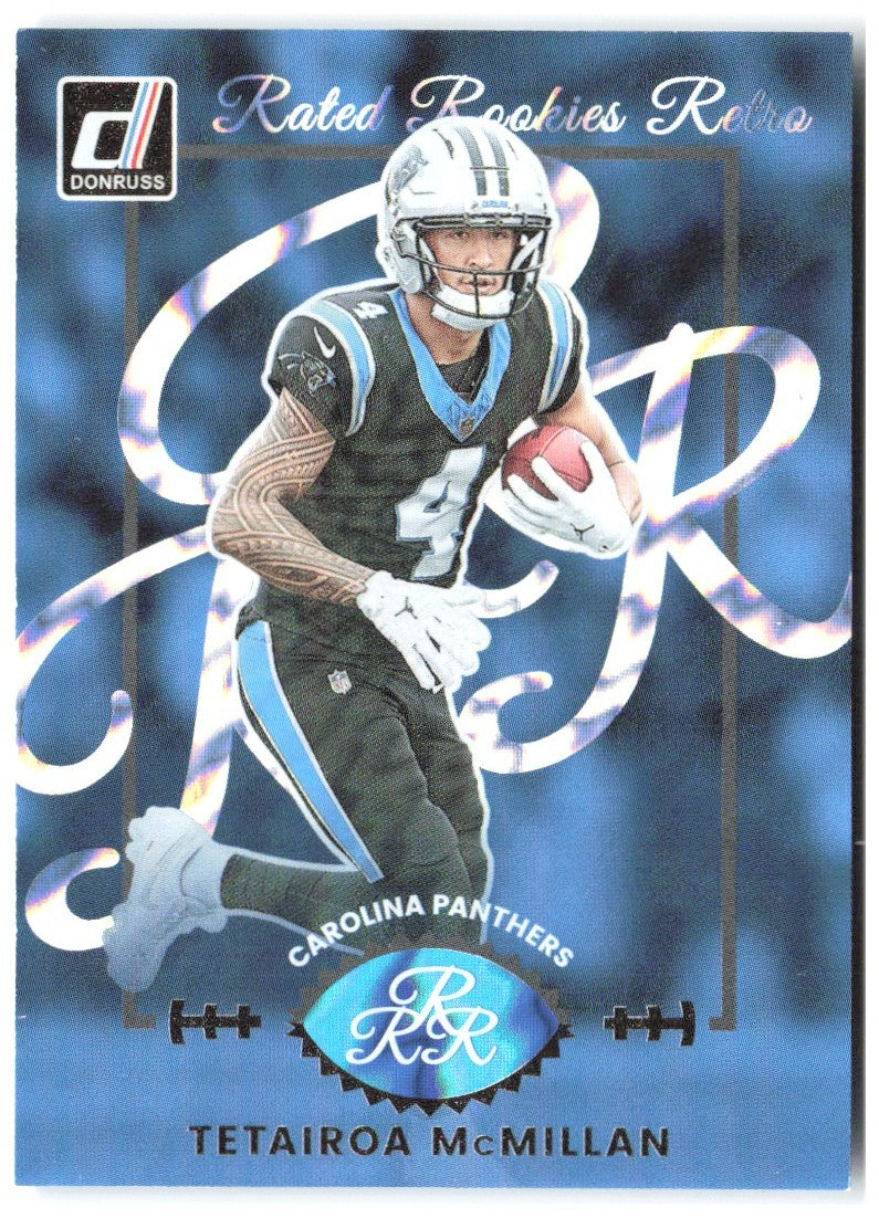 Tetairoa McMillan Donruss - Rated Rookies Retro 3 2025 Carolina Panthers