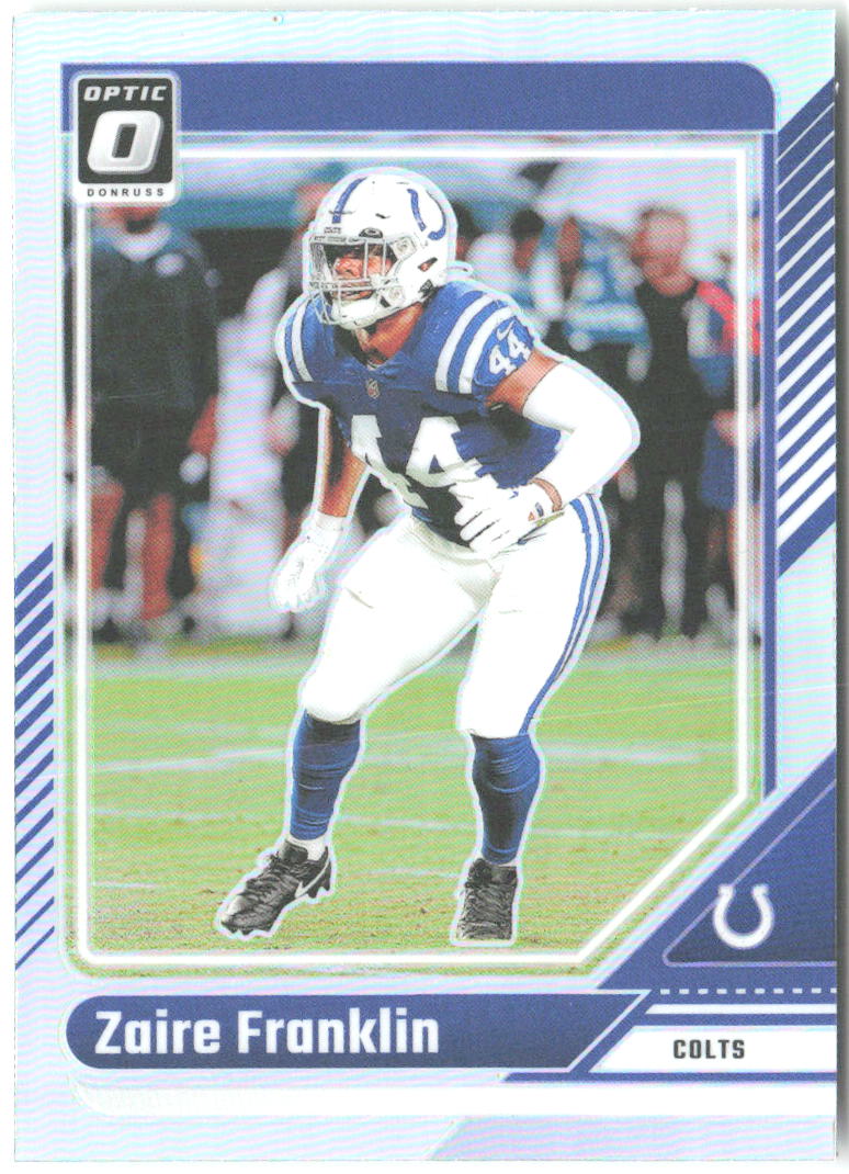 Zaire Franklin Donruss Optic - Holo 87 2024 Indianapolis Colts