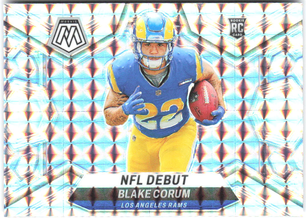 Blake Corum Panini Mosaic - Mosaic 278 2024 Los Angeles Rams