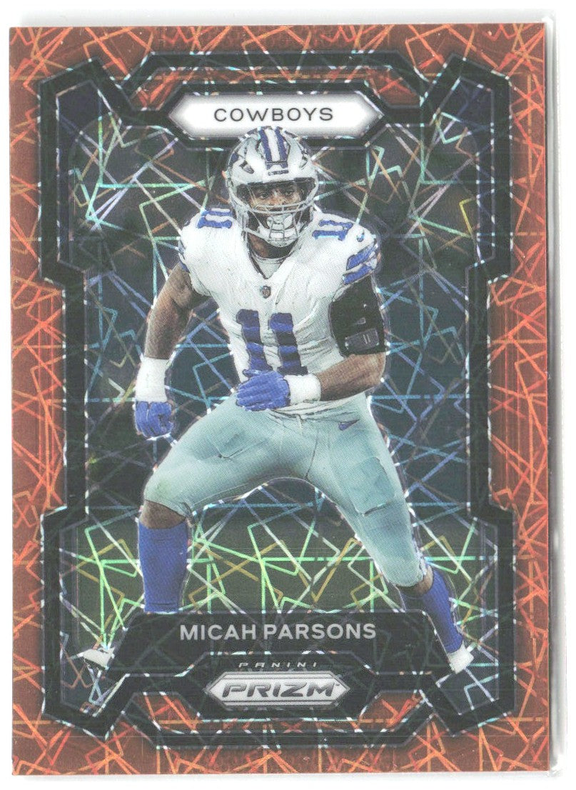 Micah Parsons Panini Prizm - Lazer 78 2023 Dallas Cowboys