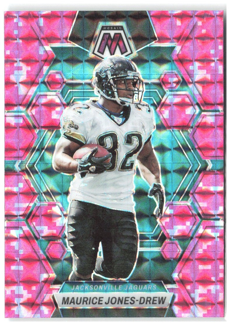 Maurice Jones-Drew Panini Mosaic Camo Pink Mosaic 108 2023 Jacksonville Jaguars