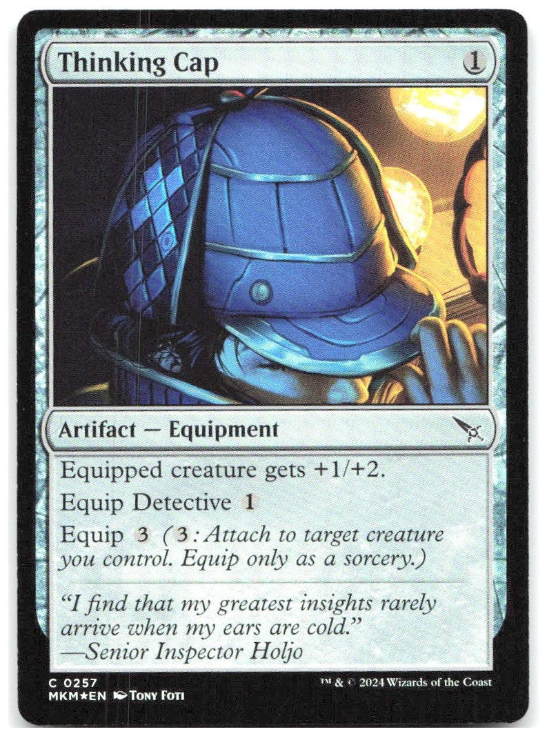 Thinking Cap Foil C Murders at Karlov Manor 257 NM Tony Foti