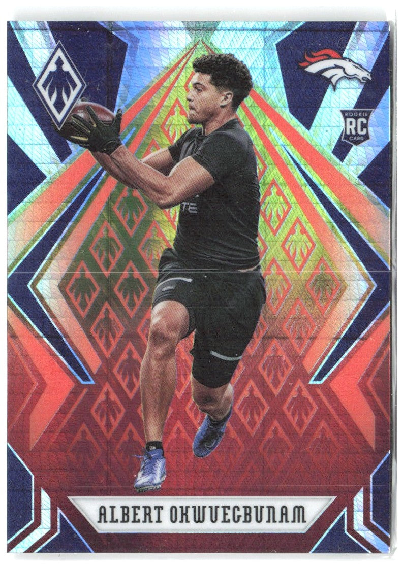Albert Okwuegbunam Panini Phoenix - Fire Burst 191 2020 Denver Broncos