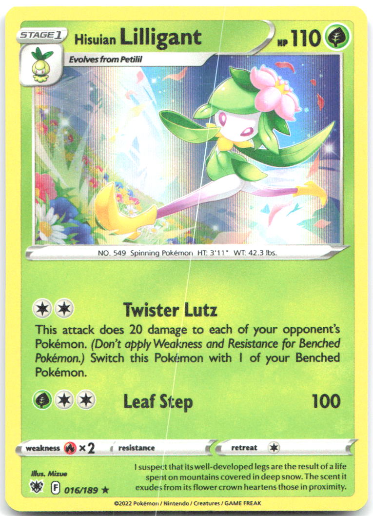 Hisuian Lilligant Holo Rare SWSH10: Astral Radiance 016/189 NM Mizue