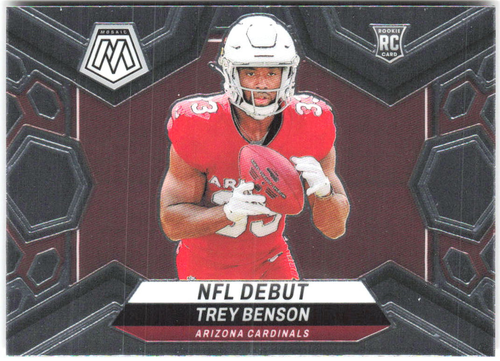 Trey Benson Panini Mosaic 277 2024 Arizona Cardinals