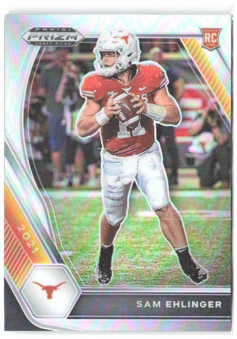 Sam Ehlinger Panini Prizm Draft Picks - Silver 131 2021 Texas Longhorns