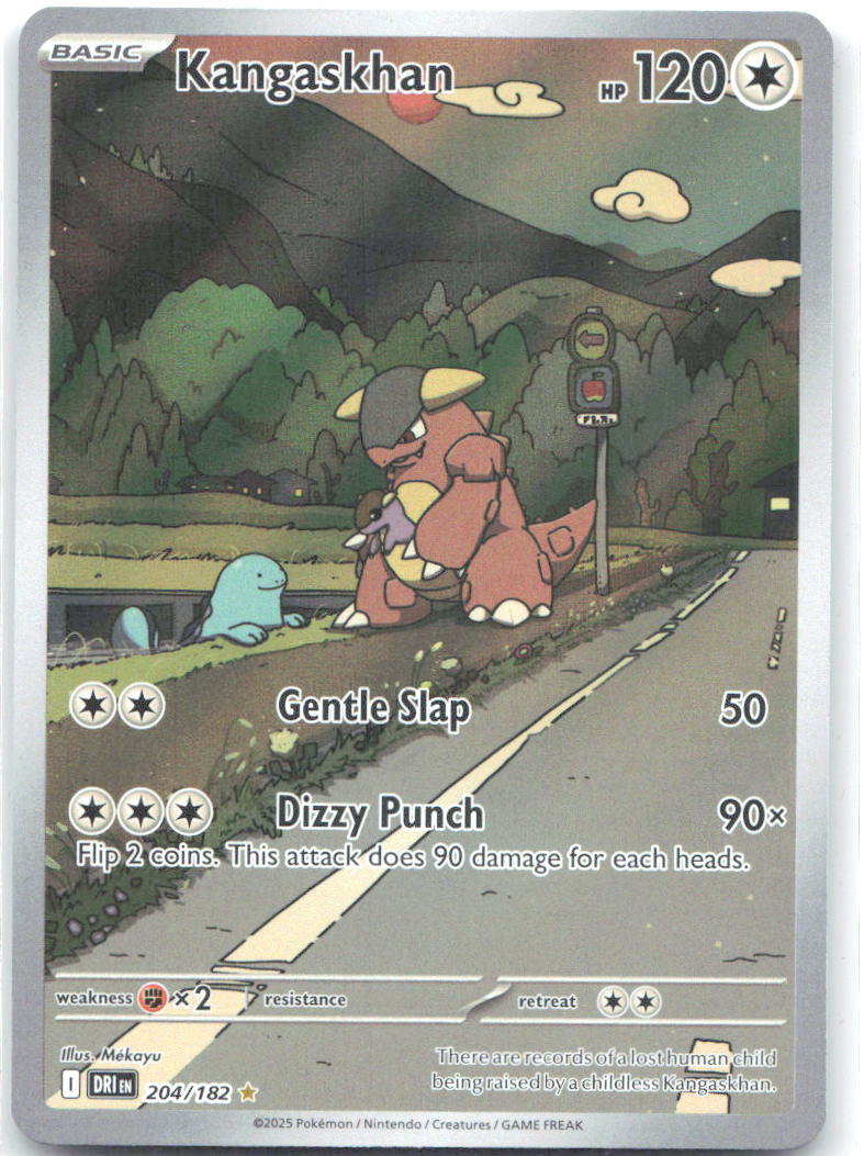 Kangaskhan Holo Illustration Rare SV10: Destined Rivals 204/182 NM Mékayu