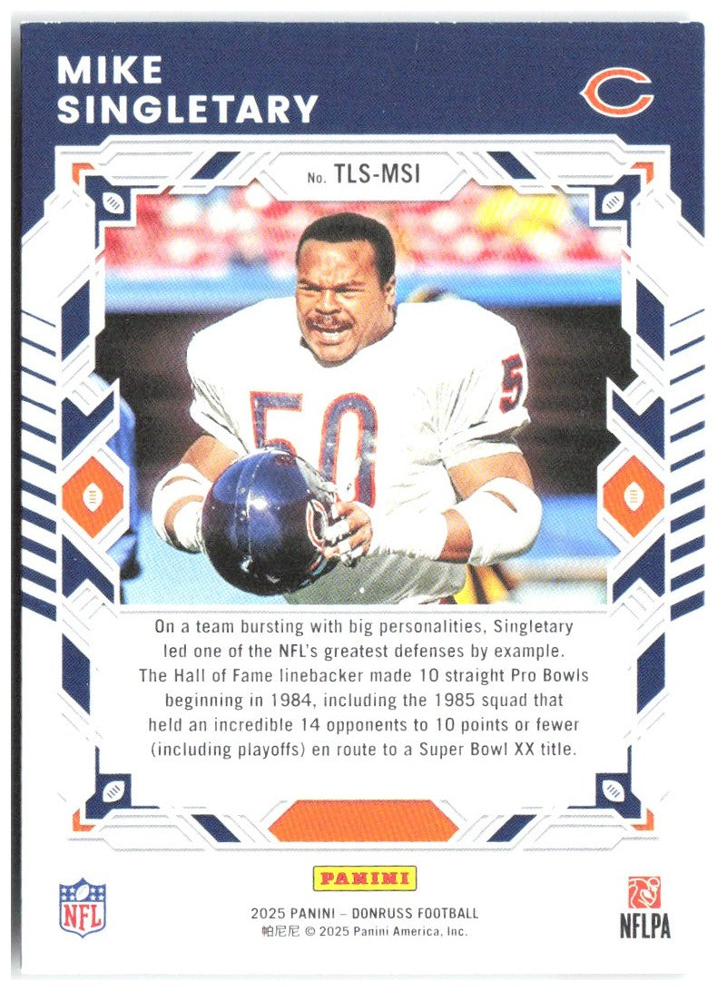 Mike Singletary Donruss - The Legend Series TLS-MSI 2025 Chicago Bears