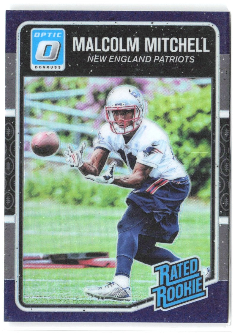 Malcolm Mitchell Donruss Optic - Purple 185 2016 New England Patriots