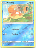 Krabby Reverse Holo Common SM Unbroken Bonds 46/214 NM Sekio