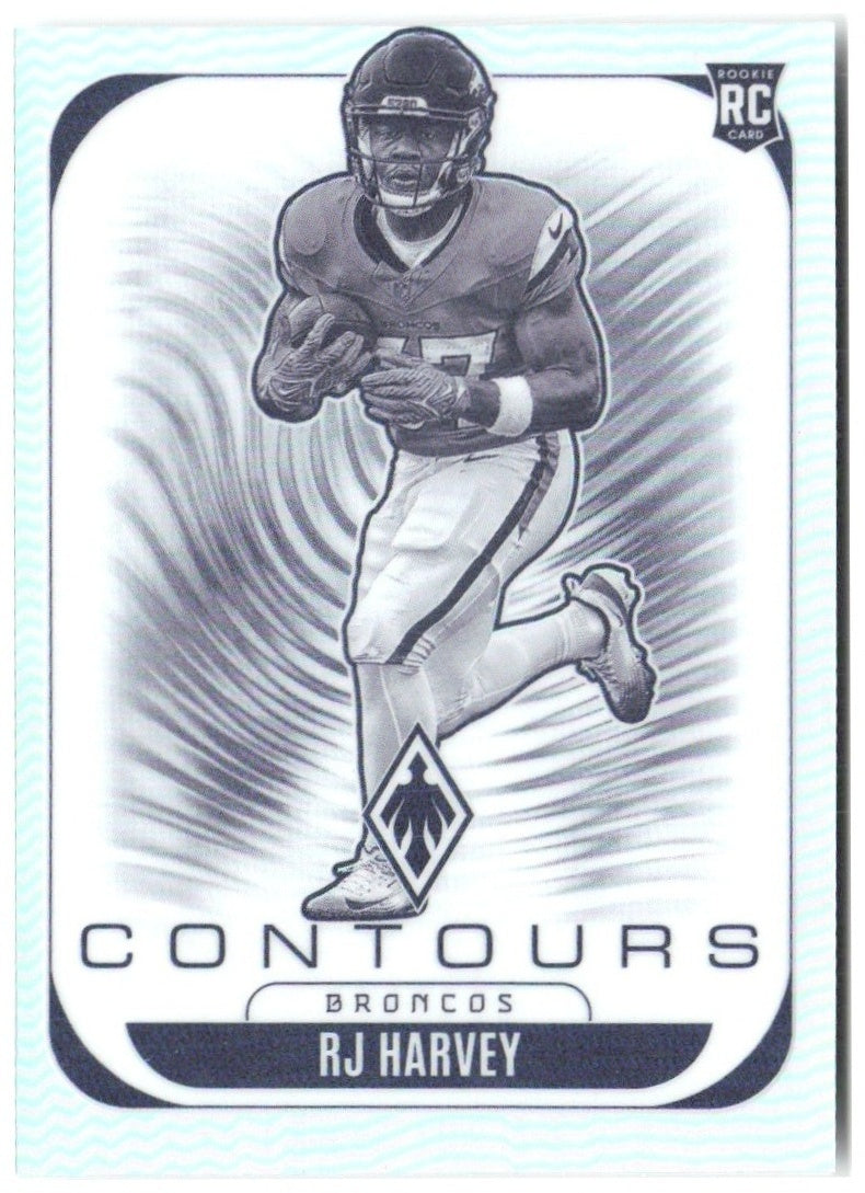 RJ Harvey Panini Phoenix - Contours 10 2025 Denver Broncos