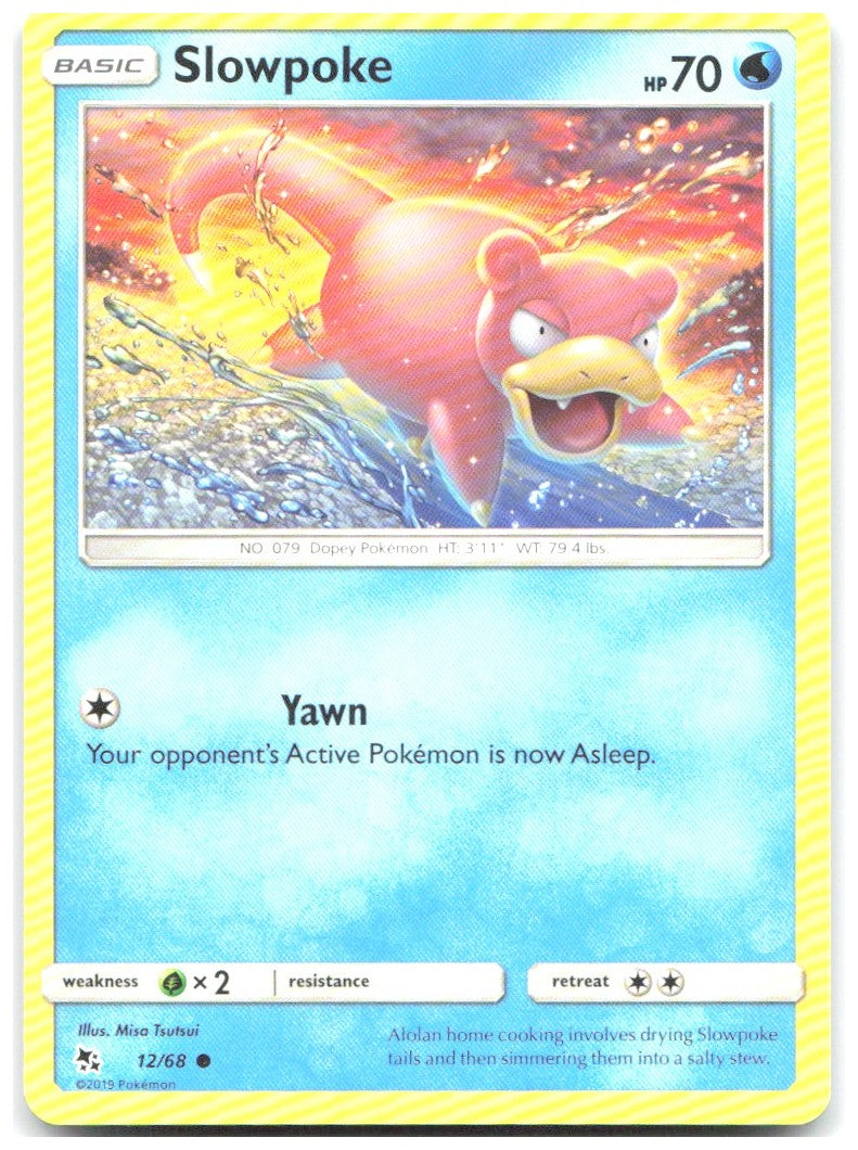 Slowpoke Common Hidden Fates 12/68 NM Misa Tsutsui