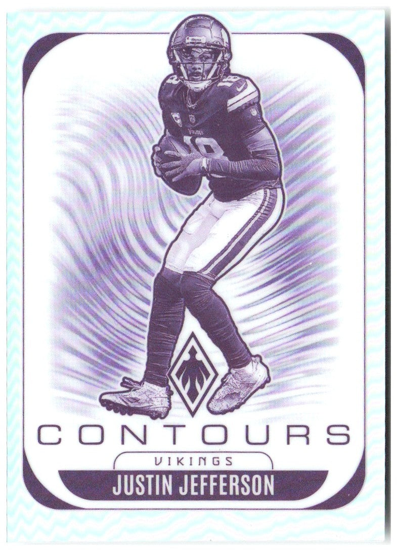 Justin Jefferson Panini Phoenix - Contours 21 2025 Minnesota Vikings