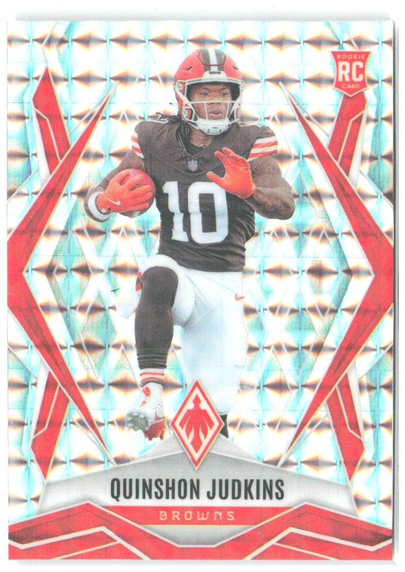 Quinshon Judkins Panini Phoenix - Silver Prizm 191 2025 Cleveland Browns
