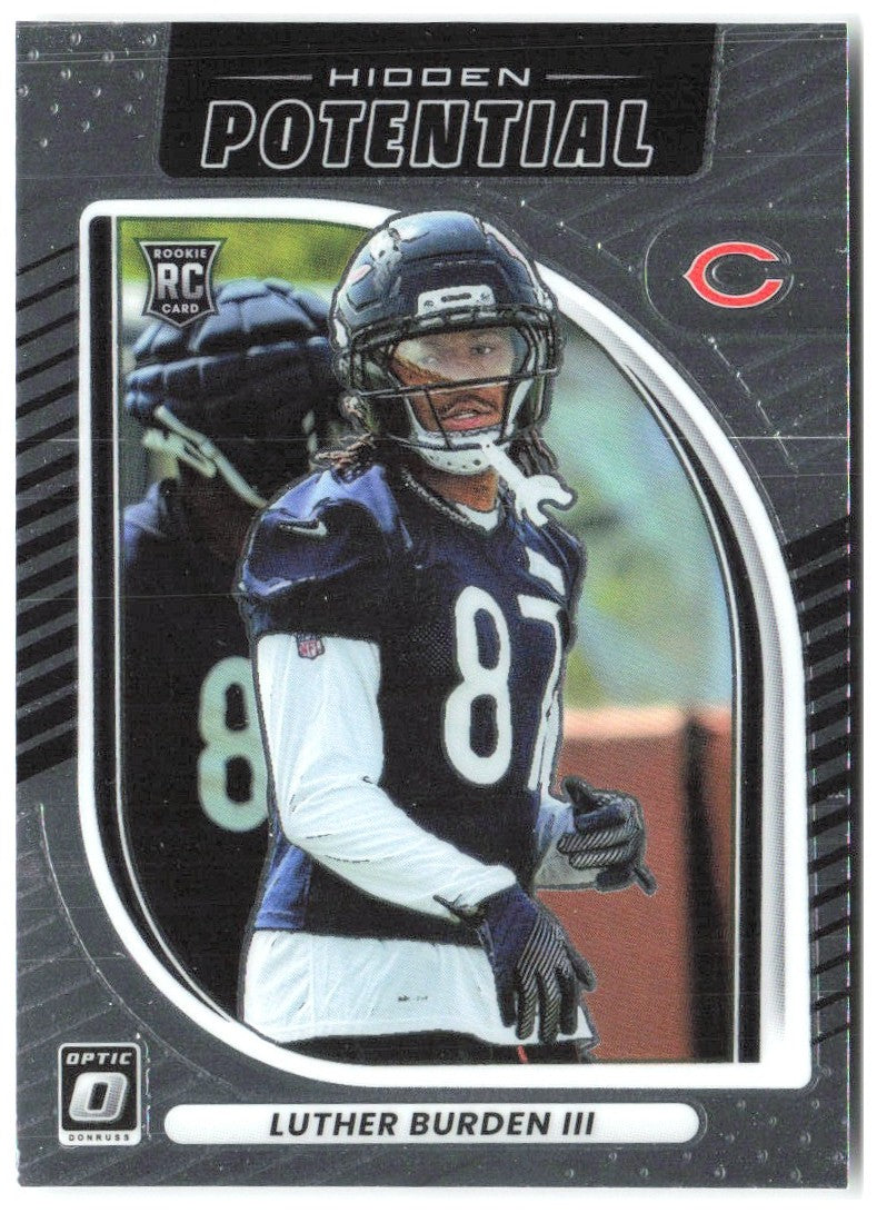 Luther Burden III Donruss Optic - Hidden Potential 16 2025 Chicago Bears