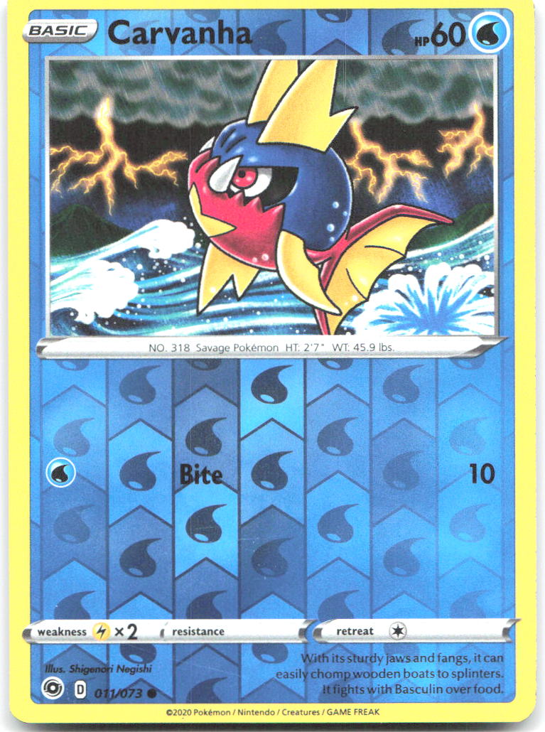 Carvanha Reverse Holo Common Champion's Path 11/73 NM Shigenori Negishi
