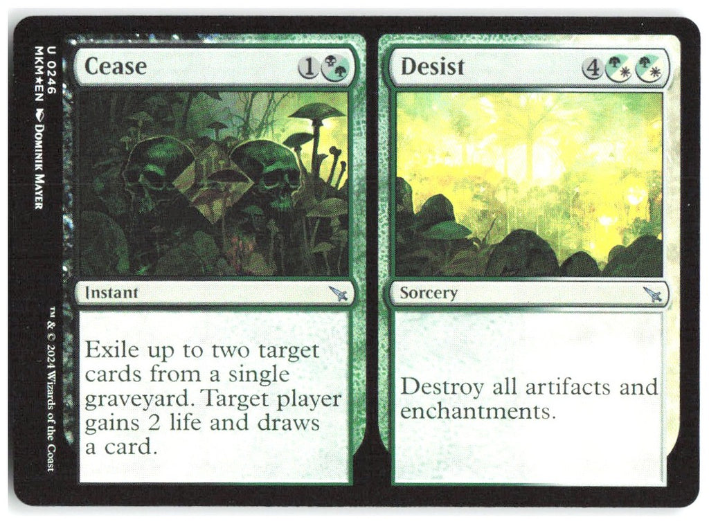 Cease // Desist Foil U Murders at Karlov Manor 246 NM Dominik Mayer