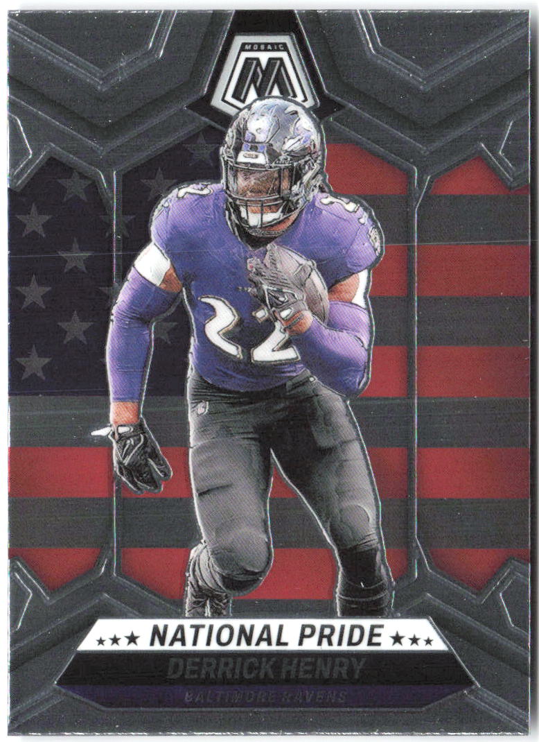 Derrick Henry Panini Mosaic 257 2024 Baltimore Ravens