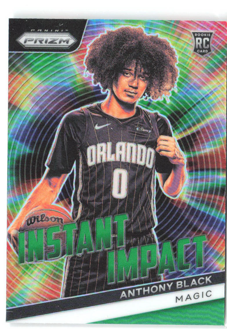 Anthony Black Panini Prizm Instant Impact Prizms Green 24 2023-24 Orlando Magic