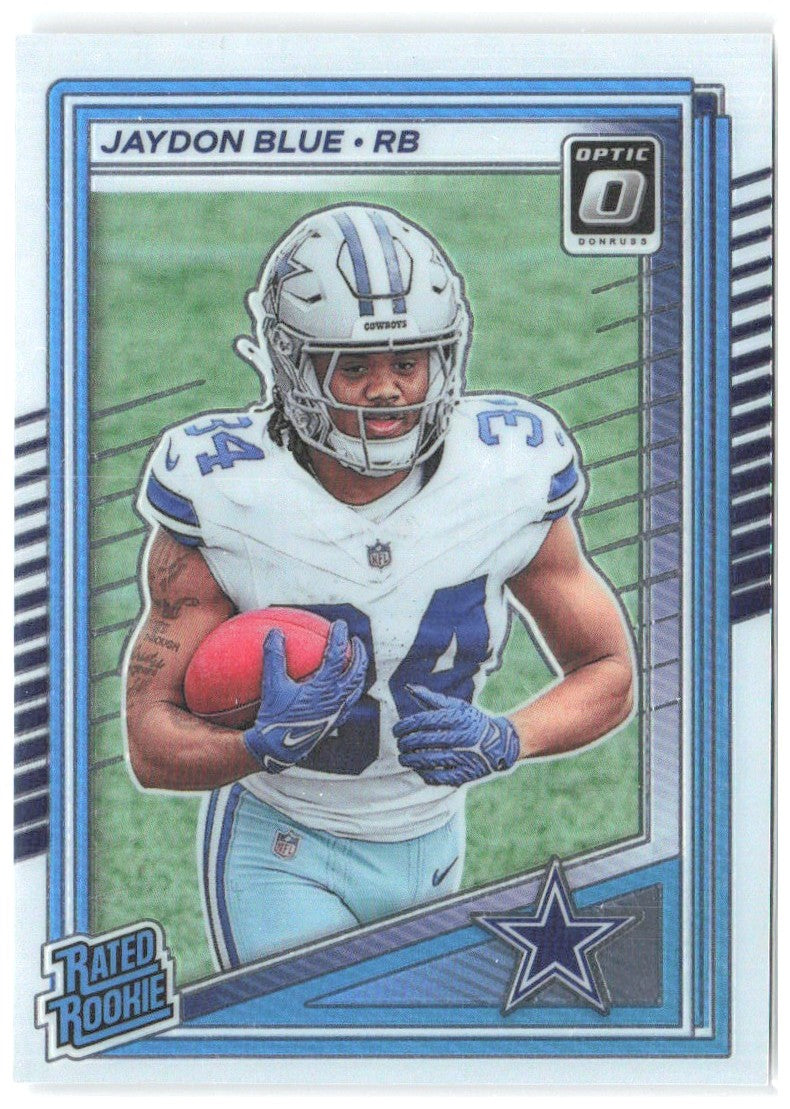 Jaydon Blue Donruss Optic 242 2025 Dallas Cowboys RC
