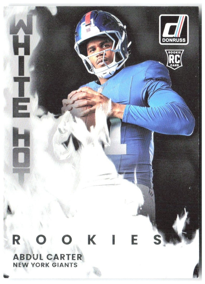 Abdul Carter Donruss - White Hot Rookies WHR-ALC 2025 New York Giants