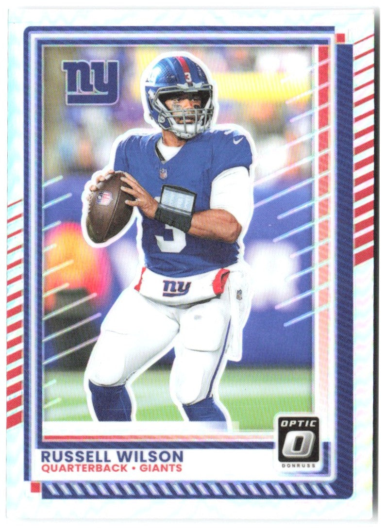 Russell Wilson Donruss Optic - Holo 50 2025 New York Giants