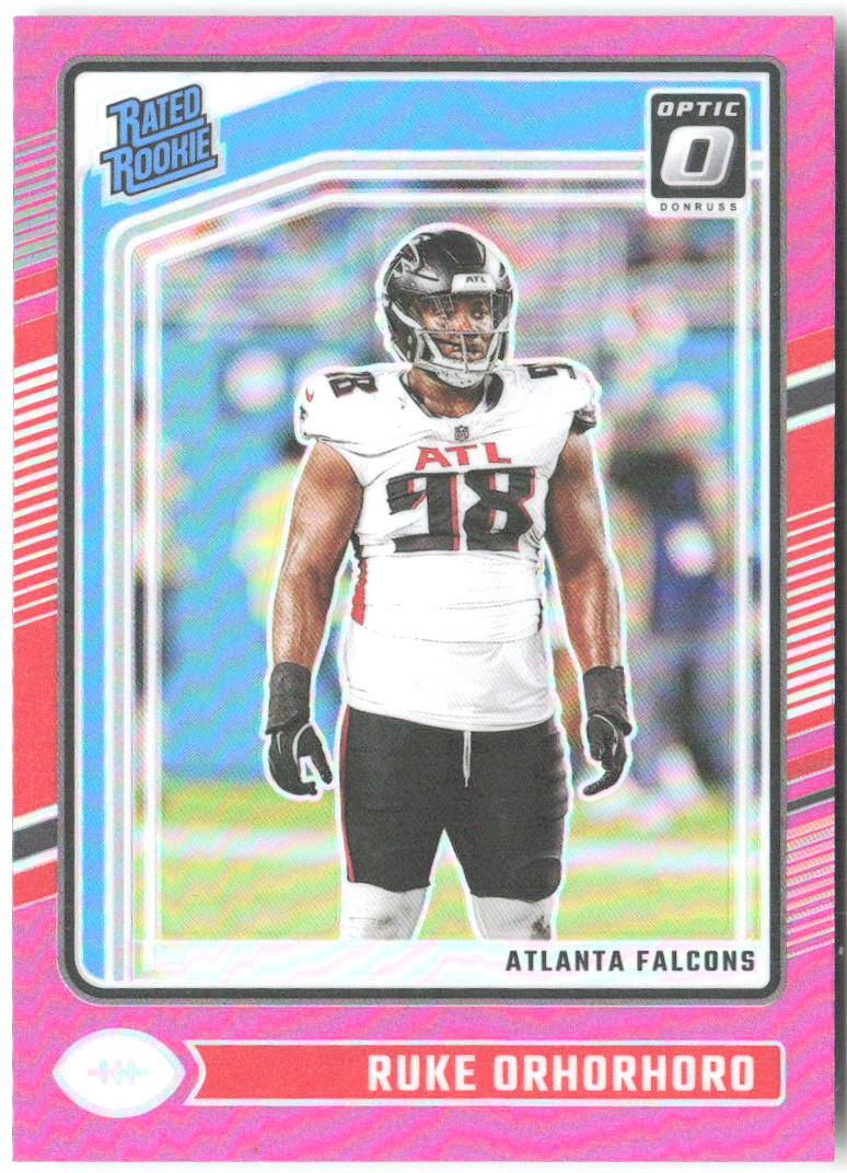 Ruke Orhorhoro Donruss Optic - Pink 287 2024 Atlanta Falcons