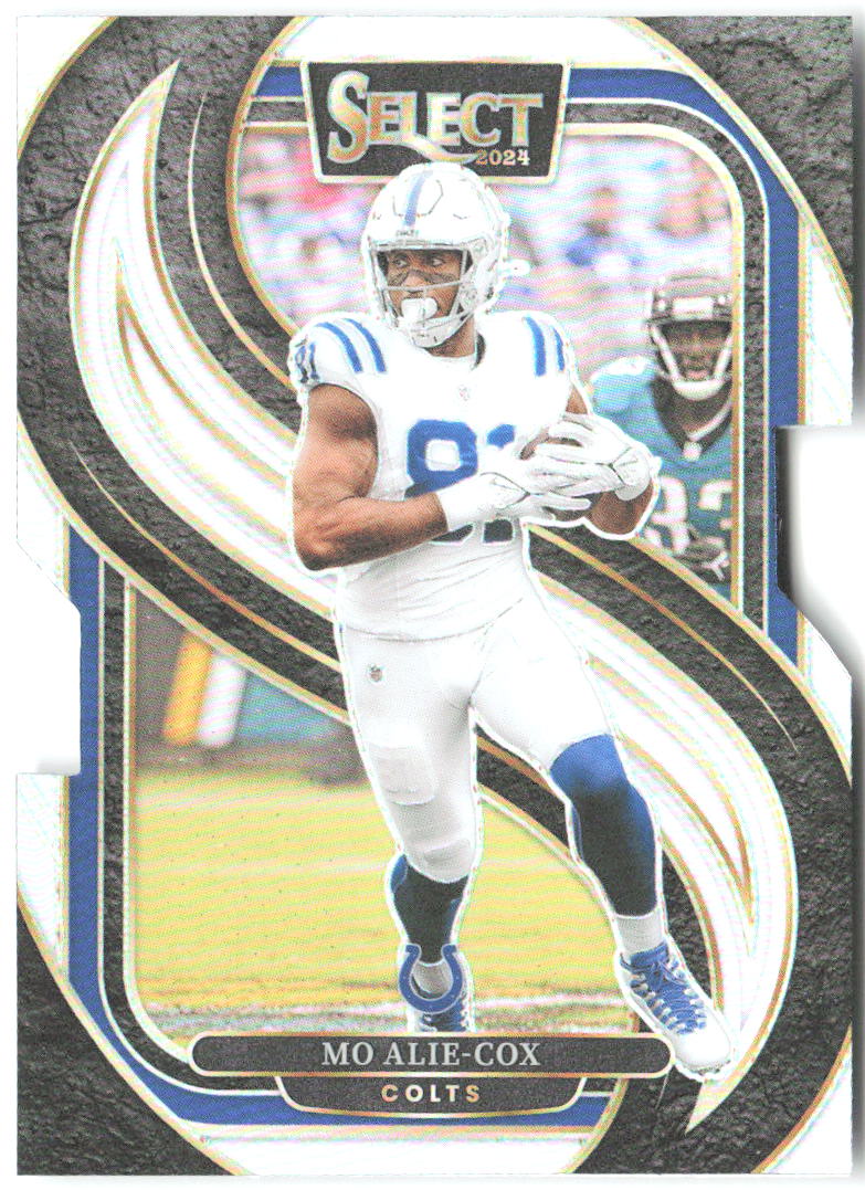 Mo Alie-Cox Panini Select - Silver Prizm Die Cut 184 2024 Indianapolis Colts