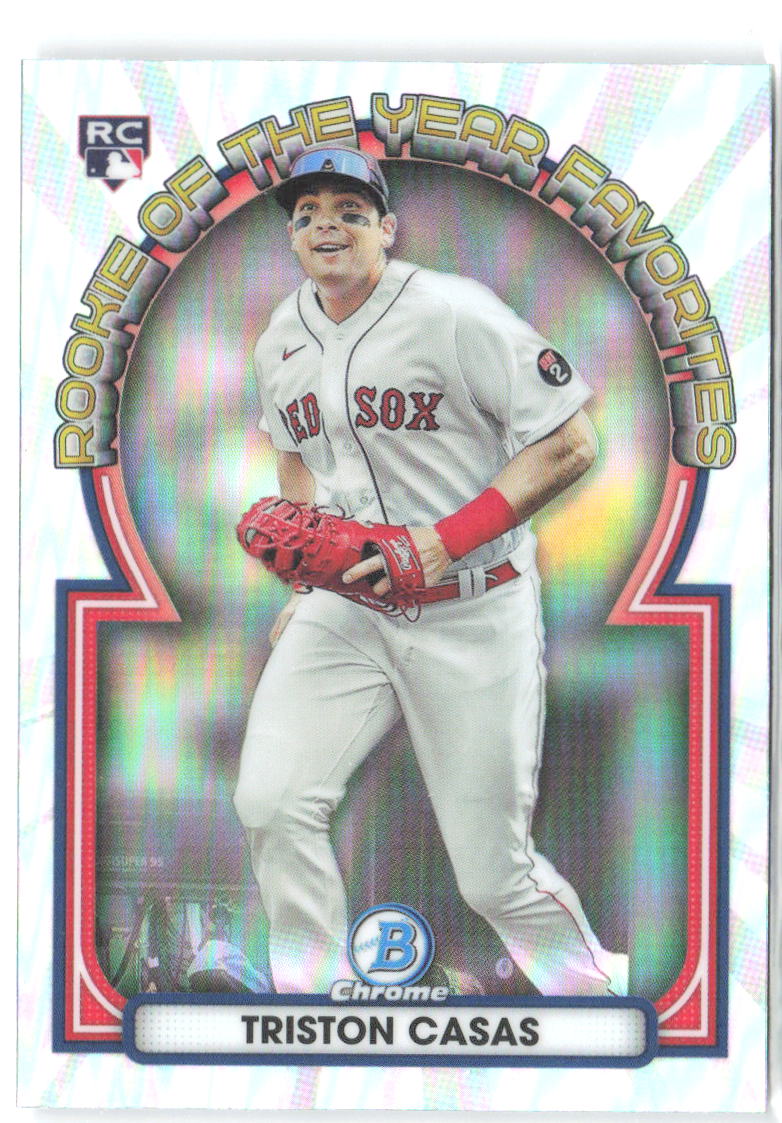 Triston Casas Rookie of the Year Favorites Bowman - Rookie of the Year Favorites ROYF-14 NM