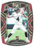 James Morgan Panini Select - Red Prizm Die Cut 284 2020 New York Jets