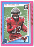 Tez Johnson Donruss Optic - Pink 231 2025 Tampa Bay Buccaneers