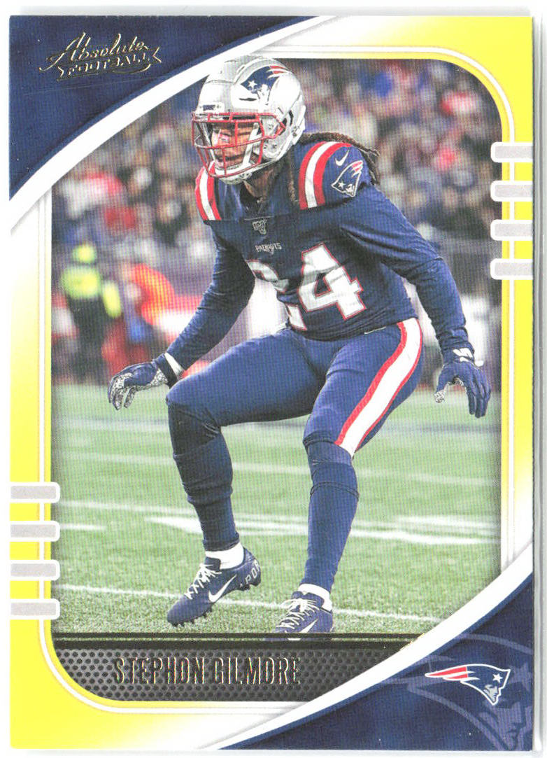 Stephon Gilmore Panini Absolute - Yellow 70 2020 New England Patriots